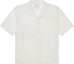 Rhude White Lace Button Up Shirt