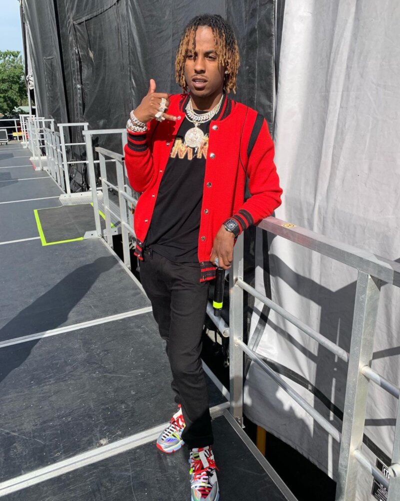 Rich The Kid at BREAKOUT Festival In a Givenchy Bomber, Amiri T-Shirt, & Louboutin's