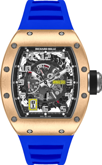 Richard Mille Rm 030 Rose Gold And Blue