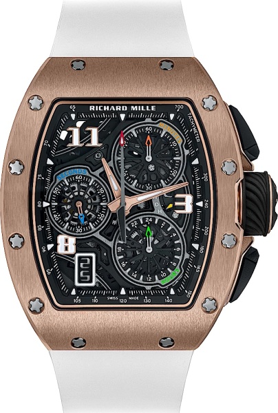 Richard Mille Rose Gold And White Rm 72 01 Watch