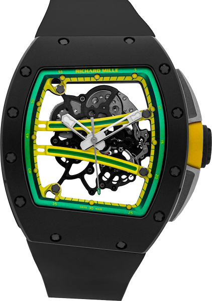 Richard Mille X Yohan Black Black Green Yellow Rm 61 01 Watch