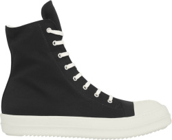 Black Nylon High-Top 'Fogachine' Sneakers