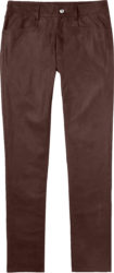 Rick Owens Brown Leather Tyrone Pants