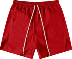 Rick Owens Cardinal Red Boxer Shorts
