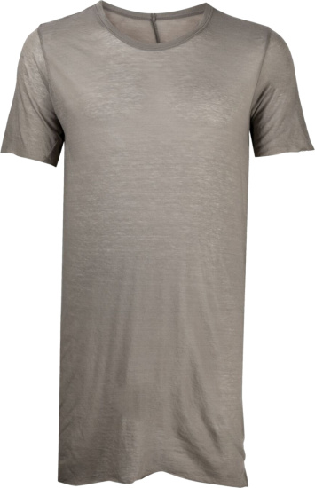 Rick Owens Dark Grey Light Weight Long T Shirt