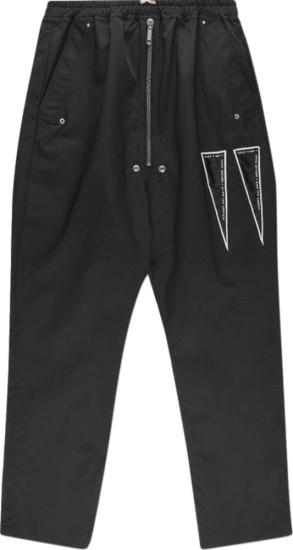 Rick Owens Drkshdw Black Triangle Patch Trackpants