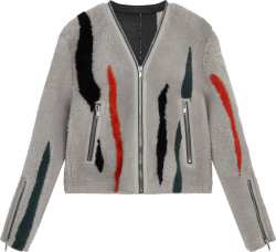 Grey Shearling 'Klaus' Jacket