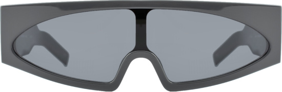 Rick Owens Grey Tectual Monolens Sunglasses