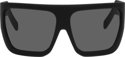 Matte Black Oversized 'Davis' Sunglasses