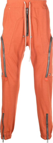 Rick Owens Orange Bauhaus Cargo Pants