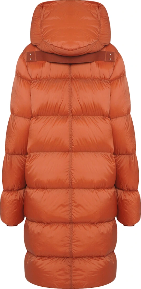 Rick Owens Orange Down Liner Coat