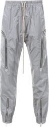 Rick Owens Reflective Grey Strobe Cargo Pants