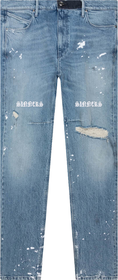 RtA Blue Distressed 'Sinners' Jeans | INC STYLE