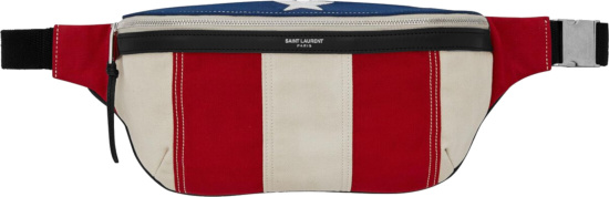 Saint Laurent American Flag Belt Bag