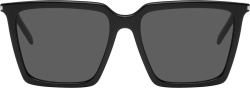 Saint Laurent Black Large Square Sunglasses