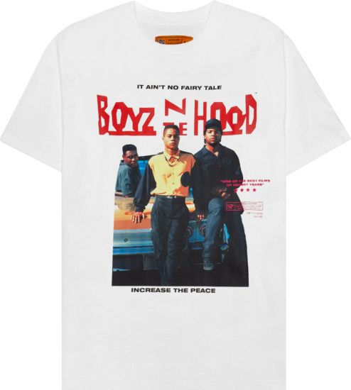 Shoe Palace X Boyz N The Hood White Movie Poster T Shirt
