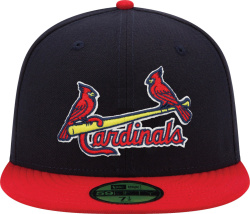 St Louis Cardinals Navy And Red 2009 Asg Fitted Hat