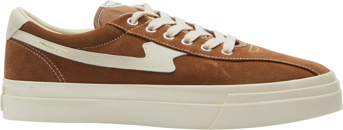 S.W.C. Brown Suede 'Dellow' Platform Sneakers | INC STYLE