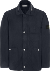 Navy Cotton Hooded Jacket (42329)