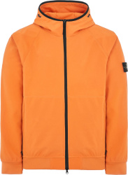 Orange Soft Shell Hooded Jacket (40927)