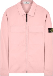 Stone Island Pink Zip Overshirt Jacket 10210