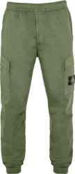Stone Island Sage Green Tapered Cargo Joggers