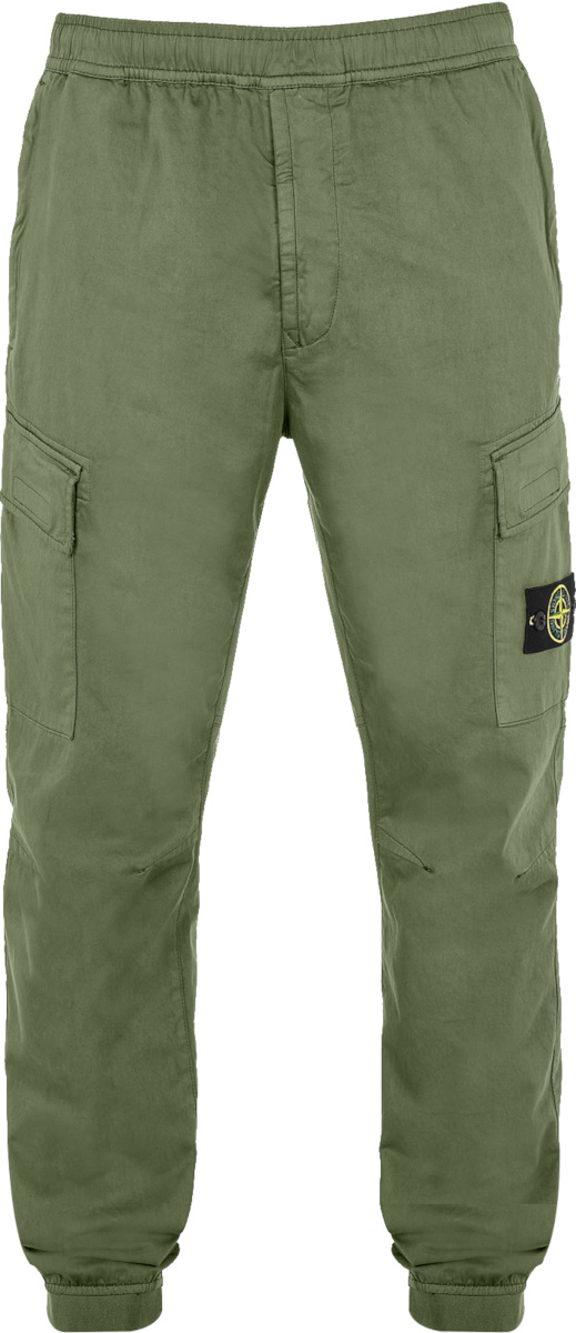 Stone Island Sage Green Cargo Joggers (31314) | Incorporated Style
