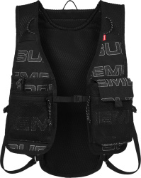 Supreme Black Mesh Cargo Vest Fw21