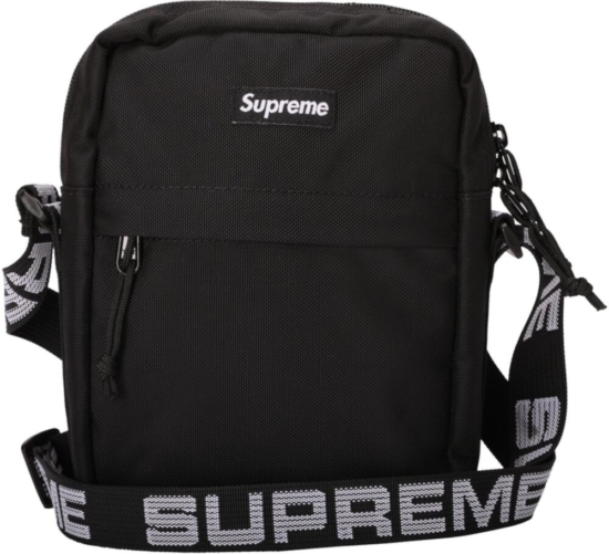 Supreme Black Messenger Bag (SS18) | INC STYLE