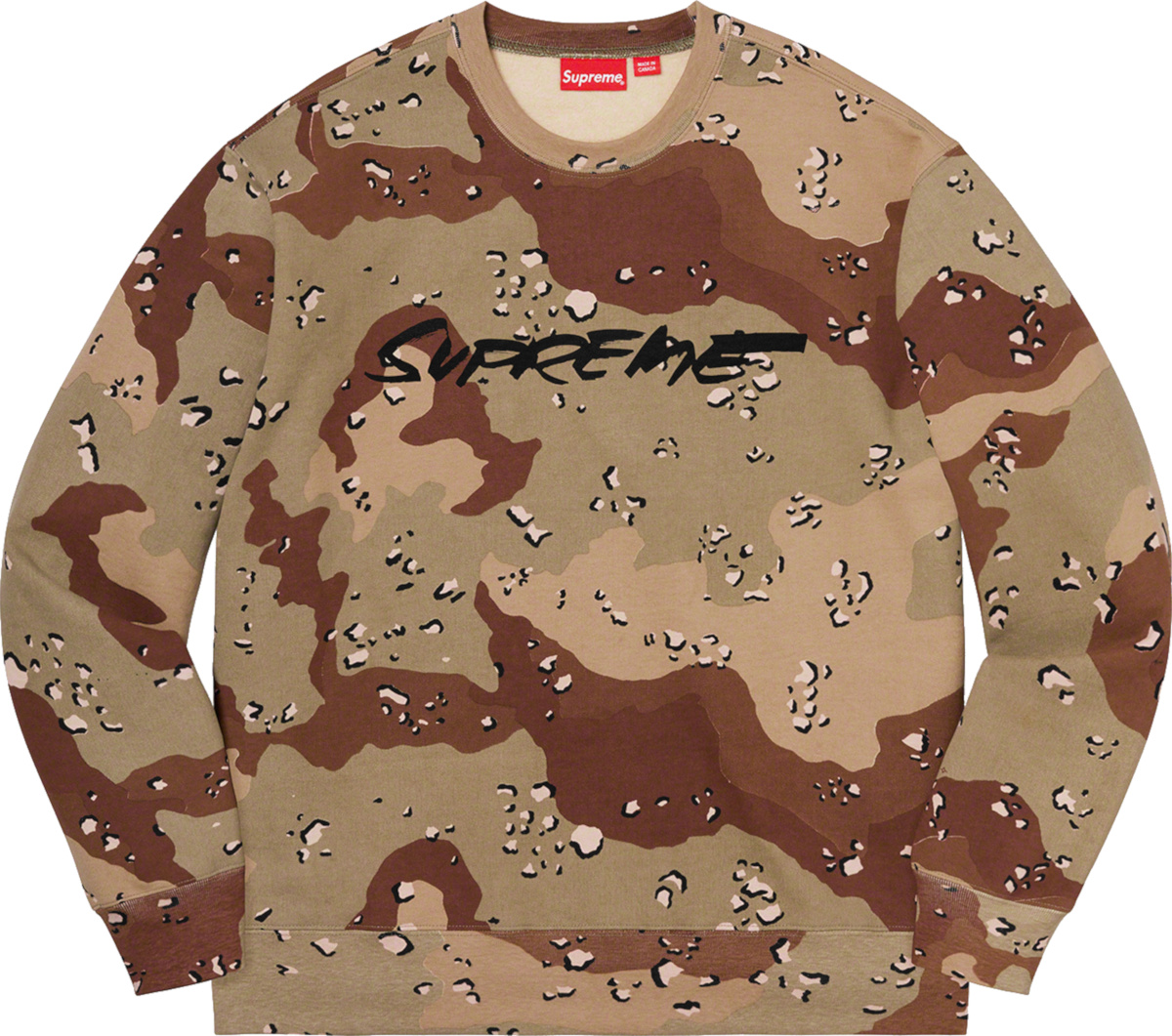 Supreme Brown Camo 'Futura-Logo' Sweatshirt (FW20) | INC STYLE Supreme Brown Camo 'Futura-Logo' Sweatshirt (FW20) | INC STYLE