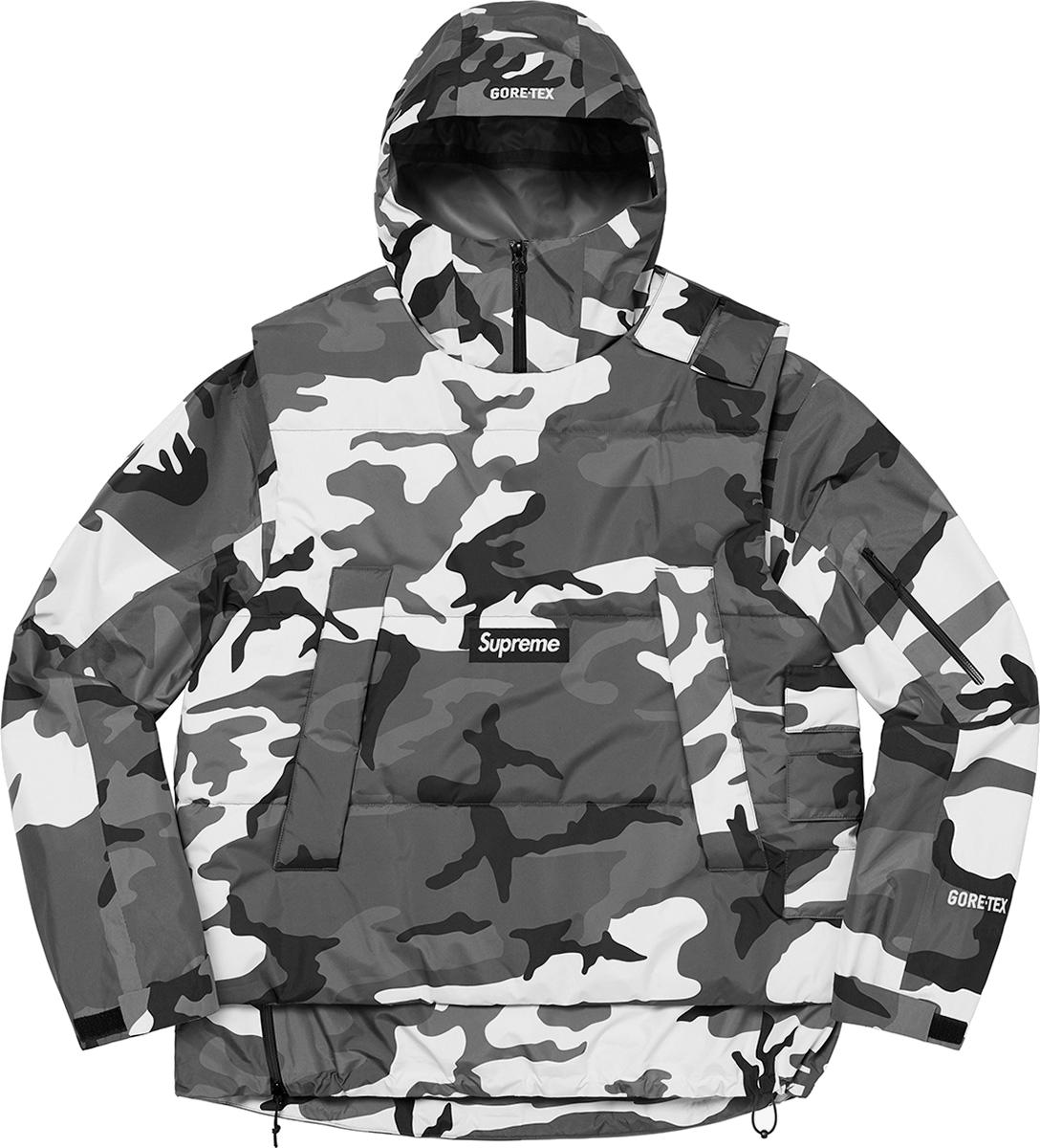 Supreme Grey Camo 2-in-1 Down Jacket | INC STYLE