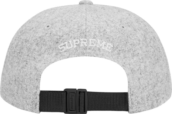 Supreme Grey New York Logo Hat