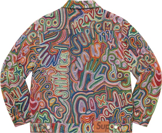 Supreme Multicolor Chainstitch Denim Jacket