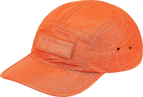 Supreme Orange Speckled Camp Cap