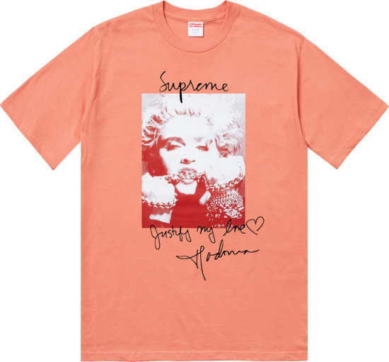 Supreme Pink Madonna T Shirt