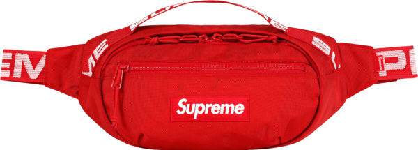 Supreme Red Belt Bag Ss18