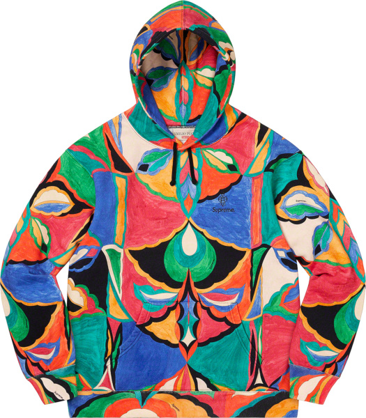 Supreme X Emilio Pucci Multicolor Hoodie