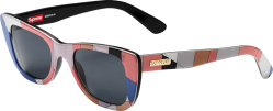 Supreme X Emilio Pucci Pink Colorblock Pastel Cat Eye Sunglasses