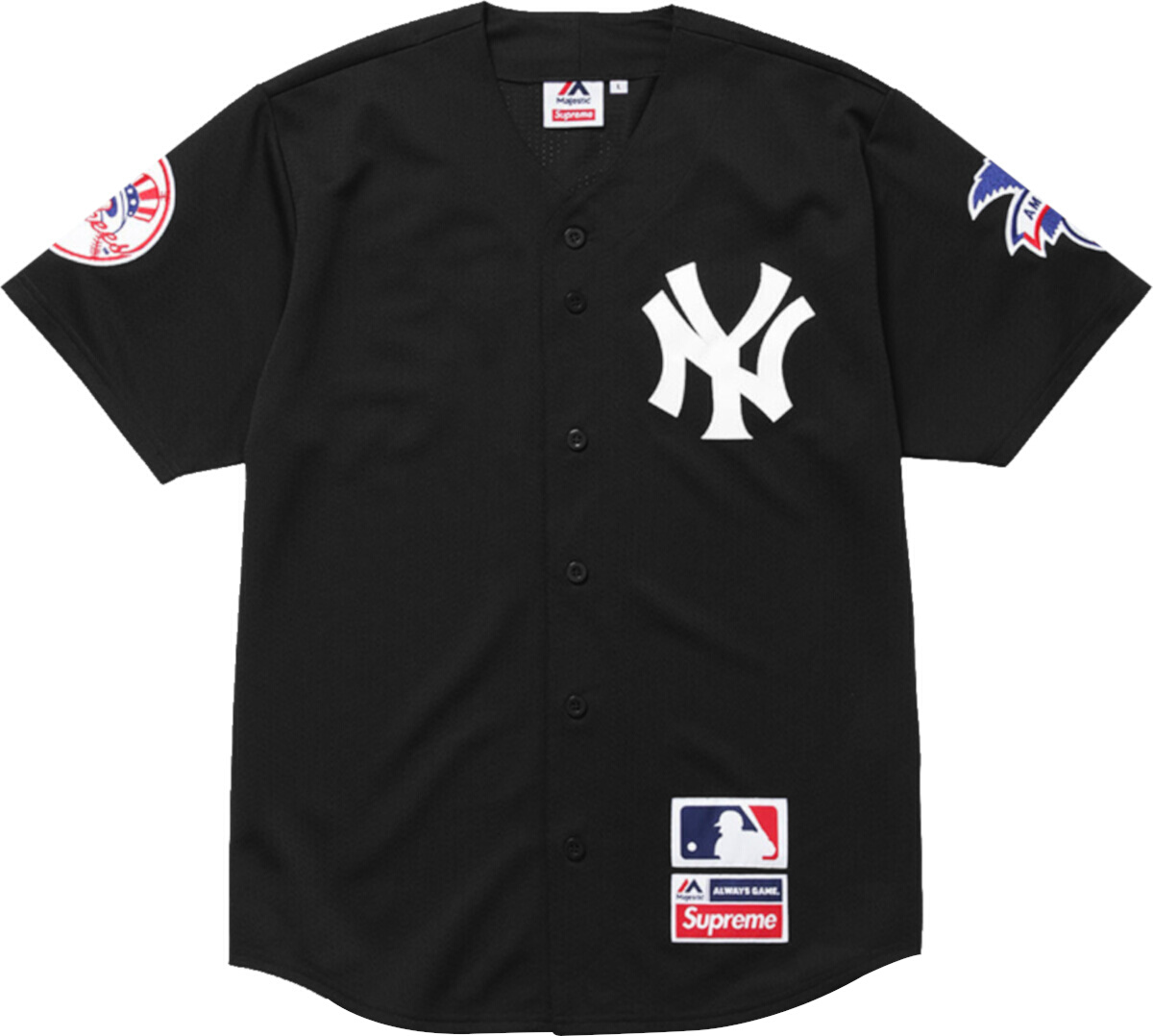 ジャージ Supreme - Supreme Yankees baseball shirt 人気商品 希少の通販 by 波伝説shop ...