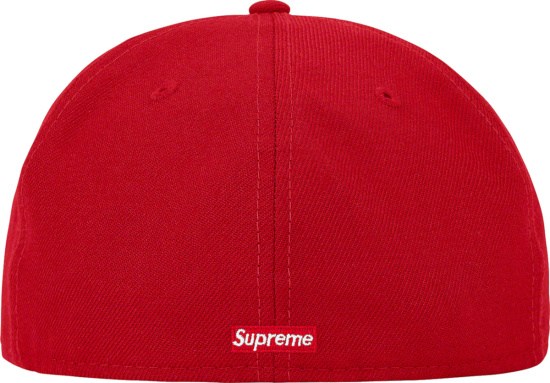 Supreme X New Era Red S Logo Fitted 59fifty Hat