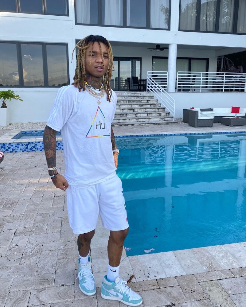 Swaw Lee Poolside In Adidas HU and UNC 