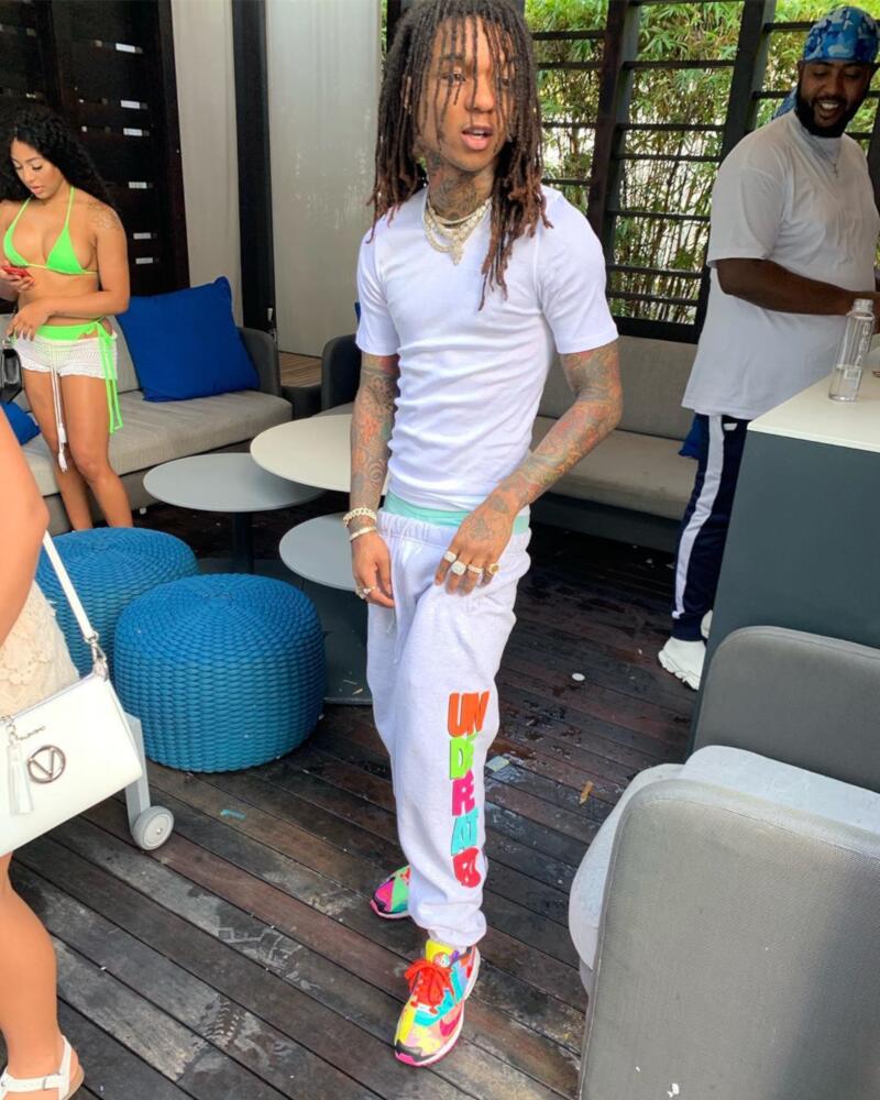 Swae Lee Shows Off His Undefeated Pants & Nike Atmos Sneakers