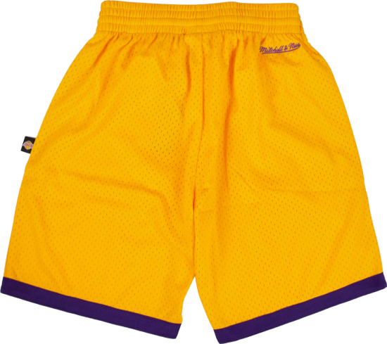 Takashi Murakami X Complexcon X Mitchell Ness Los Angeles Lakers Yellow Shorts