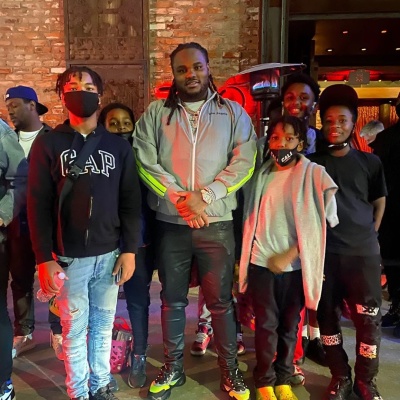 Tee Grizzley Takes Pictures With Fans In Palm Angels Track Jacket And Dior B22s