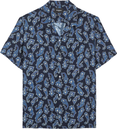 The Kooples Blue Paisley Print Shirt