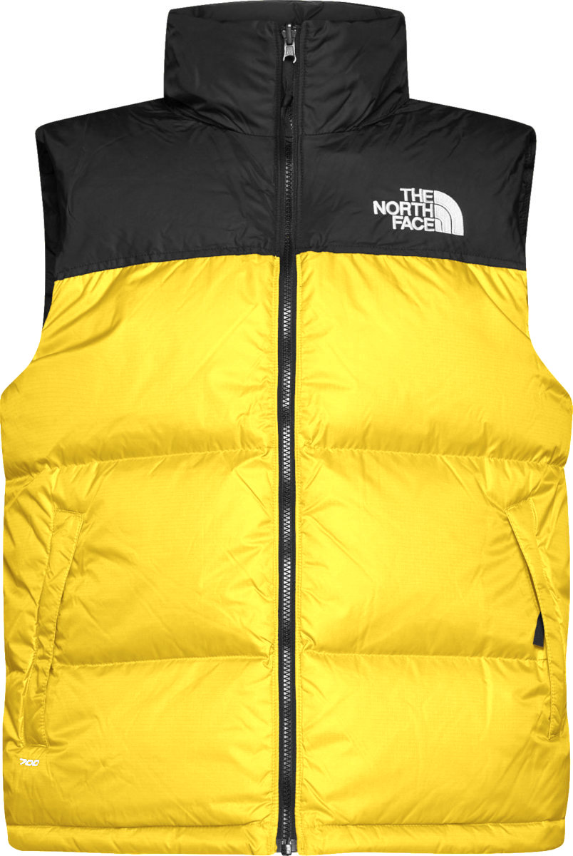 The North Face Yellow & Black 'Nuptse 1996' Puffer Vest | INC STYLE