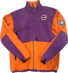The North Face Purple Orange Trans Antarctic Denali Fleece Jacket