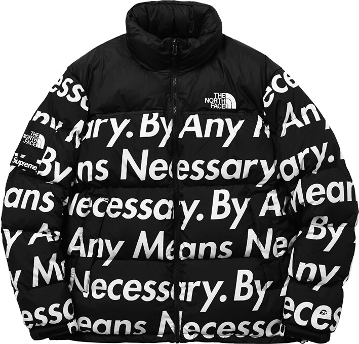 Supreme x The North Face Black 'Any Means' Puffer Jacket