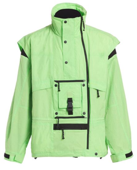 balenciaga neon green jacket