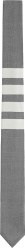 Thom Browne Medium Grey 4 Bar Tie